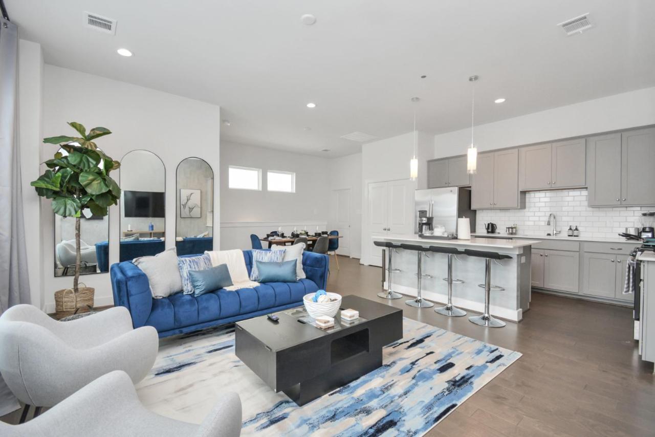 Casa Azure - New Modern 3 Bedroom Med Center, Nrg, Uh Houston Dış mekan fotoğraf